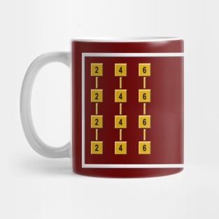 Elevator Seating Chart Mug